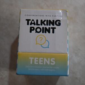 Talking Point Teens Conversation Card Game (200 Cards, Ages 12+)
